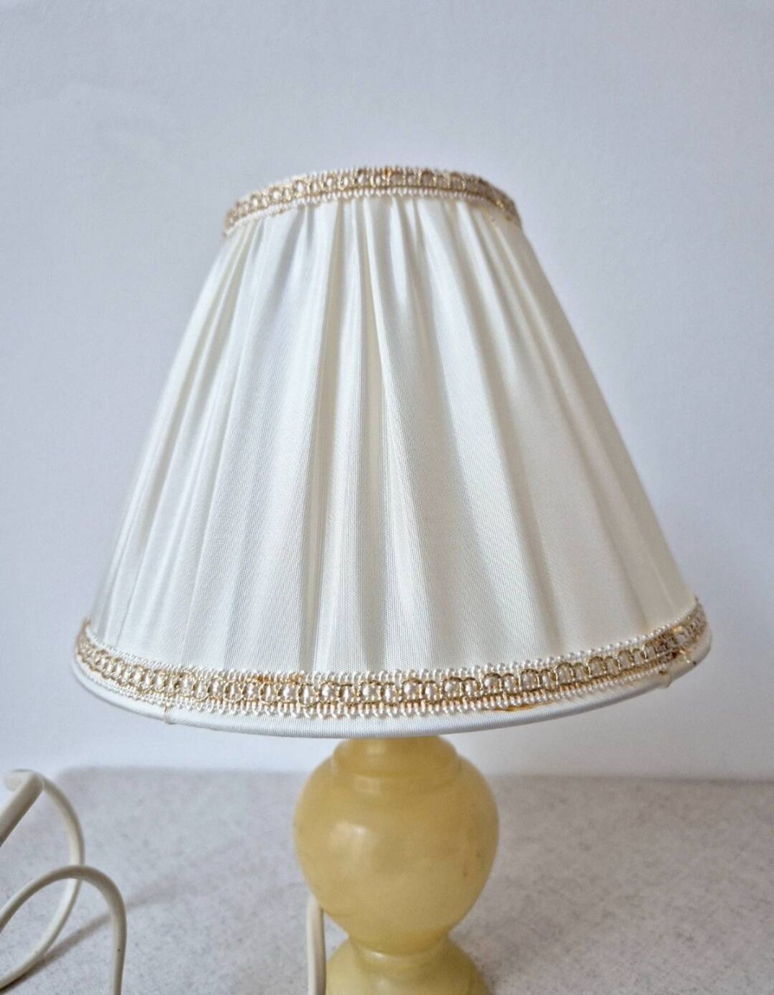 Vintage table lamp with alabaster base '1970s -