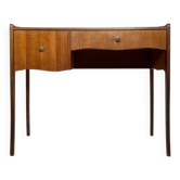 Bureau vintage 1960s avec 2 tiroirs – design ondulé élégant