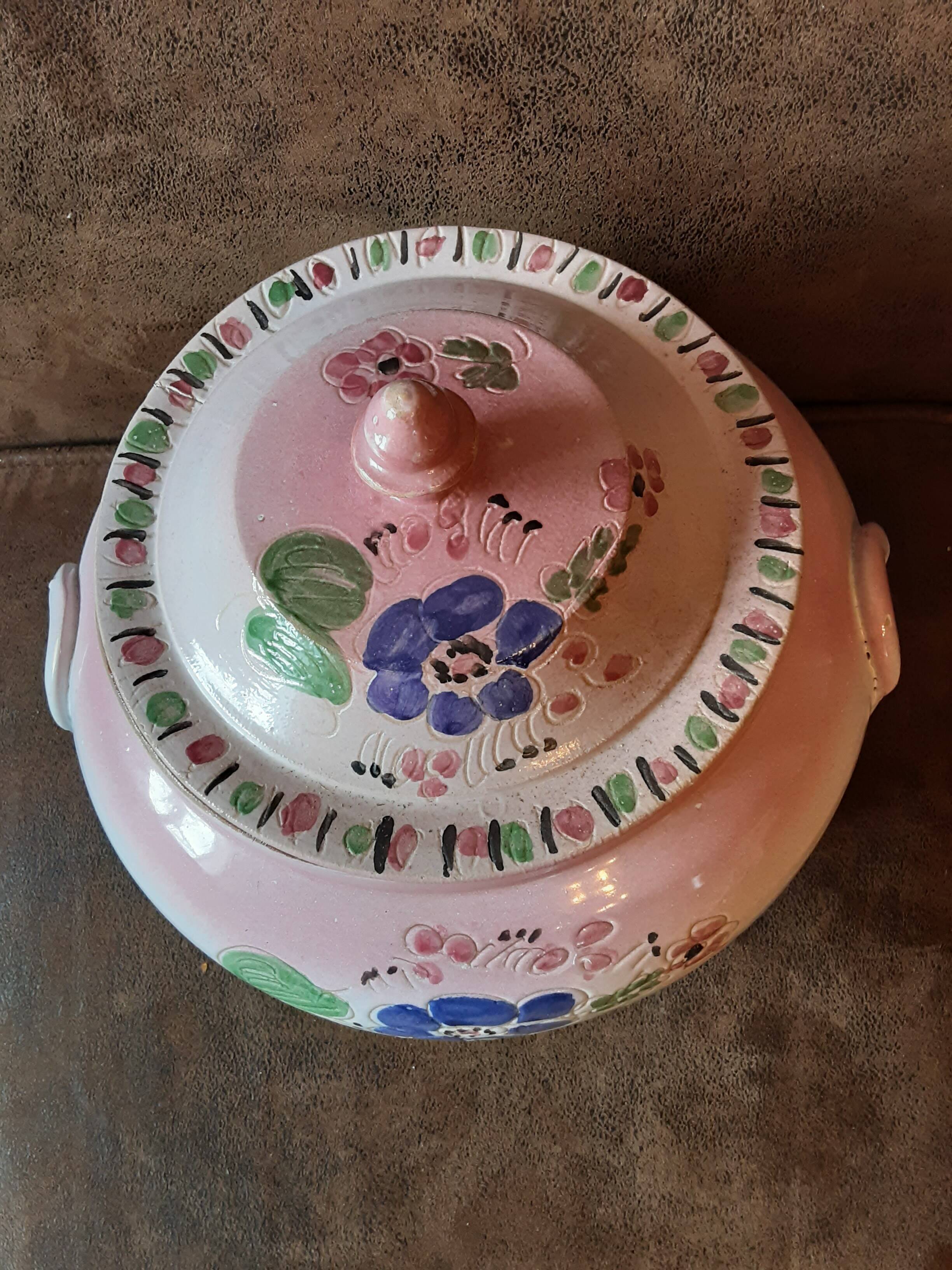 Handmade terracotta pot