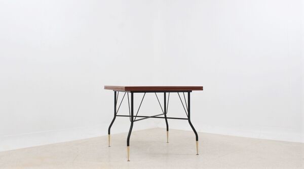 Table À Manger En teck Pliante Du milieu Du Siècle Galimberti Années 1950