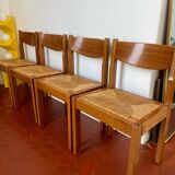 Set of 4 elm chairs