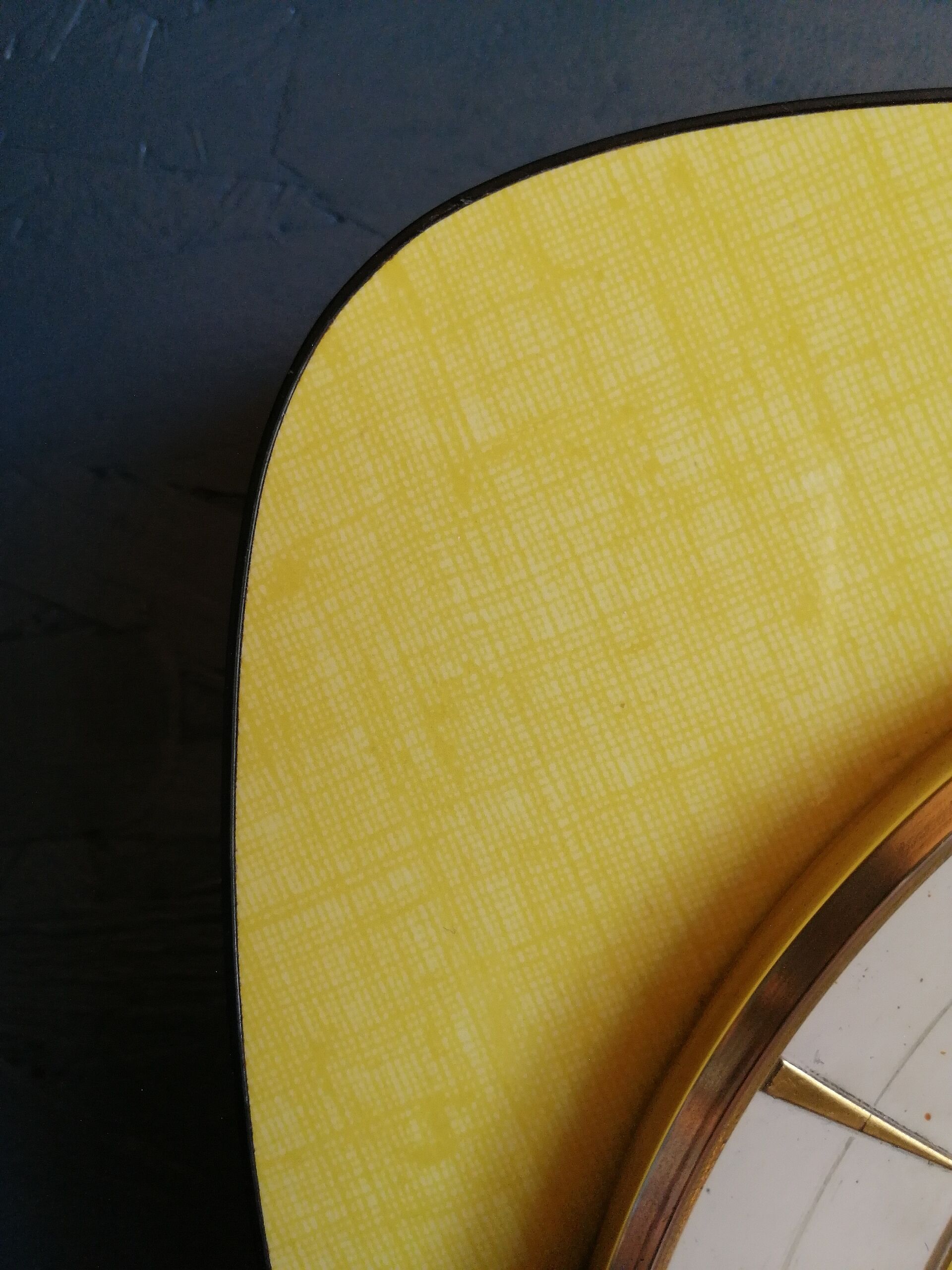 Vintage clock, "Yellow Bayard" wall clock