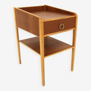 Scandinavian teak bedside table, Sweden, 1950s