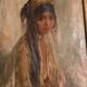 Orientalist portrait by Édouard Verschaffelt