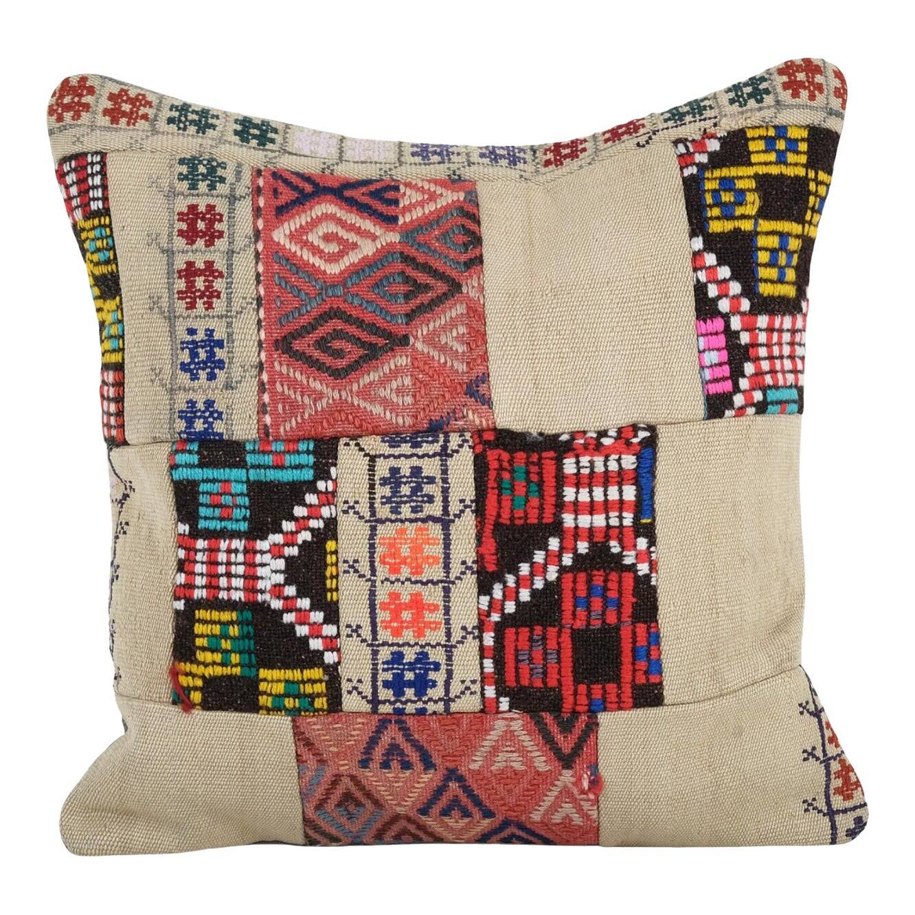 Vintage kilim cushion cover 51x51 cm