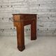 Wooden fireplace mantel
