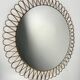 Mid-Century Italian Round Mirror, Girasole Model, 1950s
