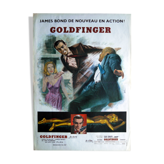 Affiche cinéma originale "Goldfinger", James Bond 007