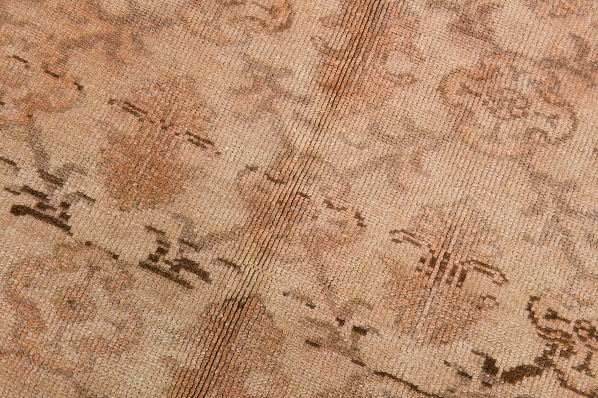 Brown beige vintage rug 325x218cm