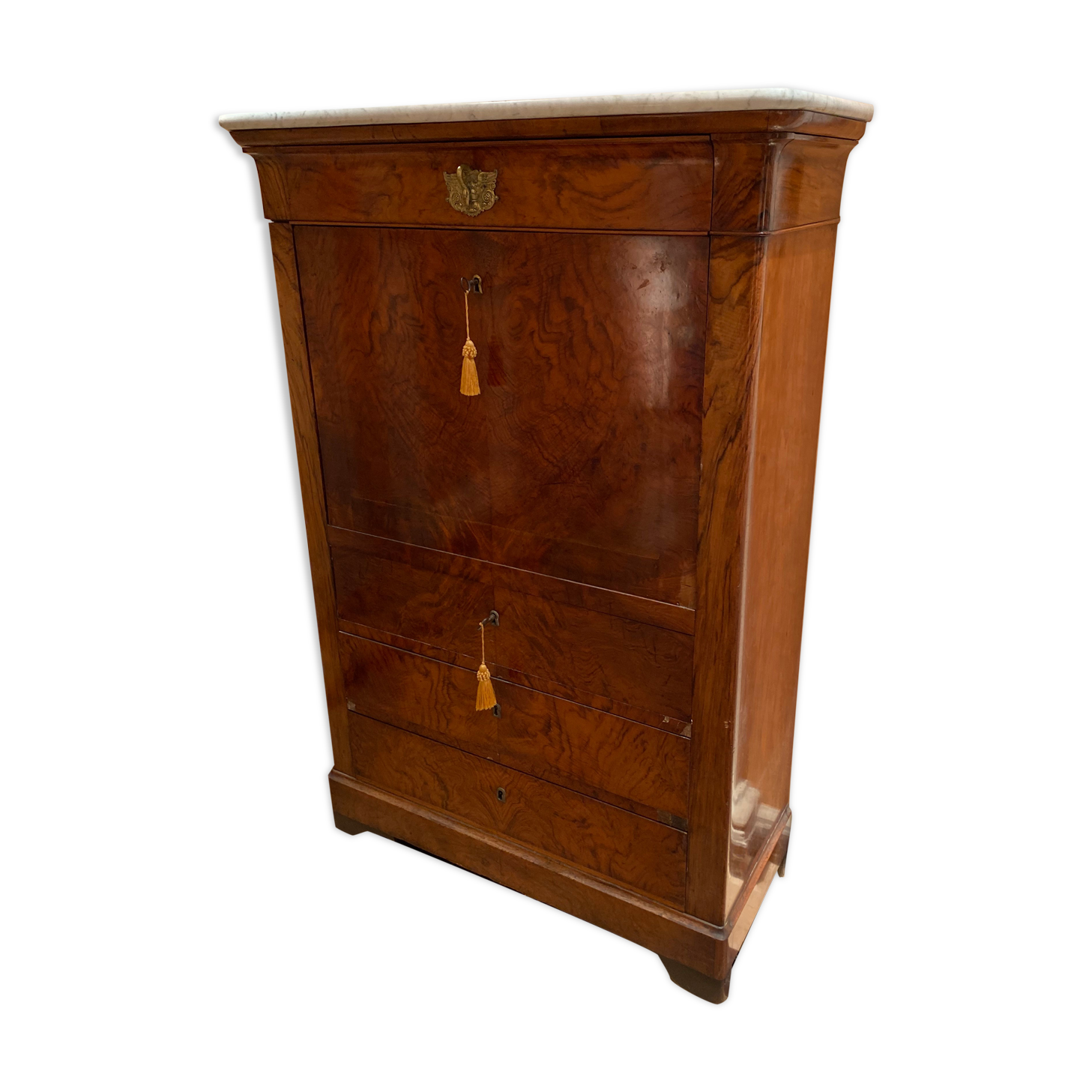Secretary in mahogany Louis Philippe