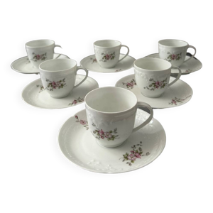 Service à café en porcelaine