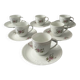 Service à café en porcelaine