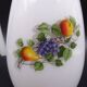 Pitcher or broc in opaline Arcopal fruit décor 1970