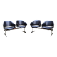 Two Double chairs armchairs leather benches Geoffrey Harcourt Artifort 60s