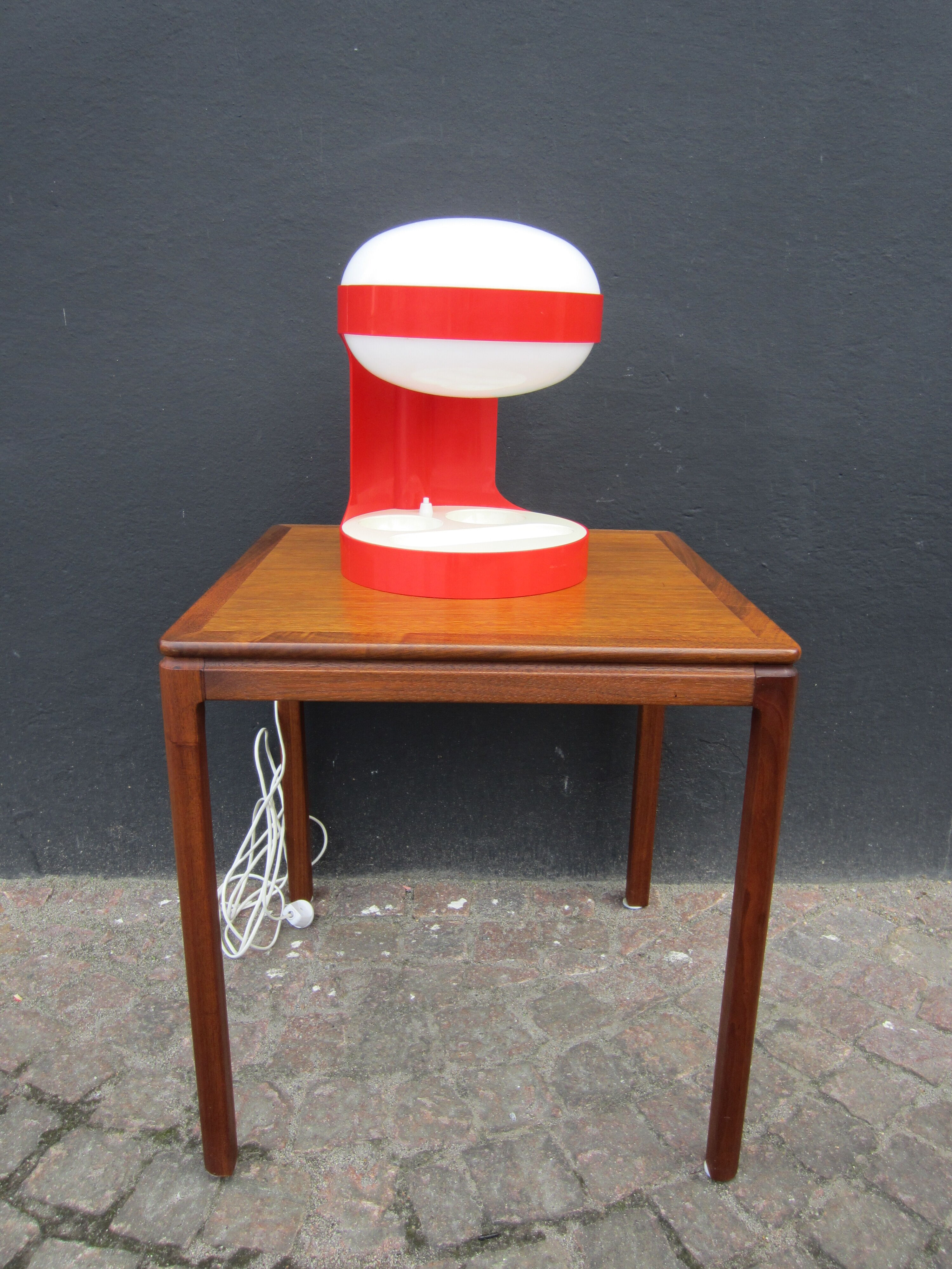 Lamp red Joe Colombo KD29