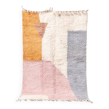 Traditional handmade pure wool rug, size 145 x 255 cm