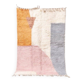 Traditional handmade pure wool rug, size 145 x 255 cm