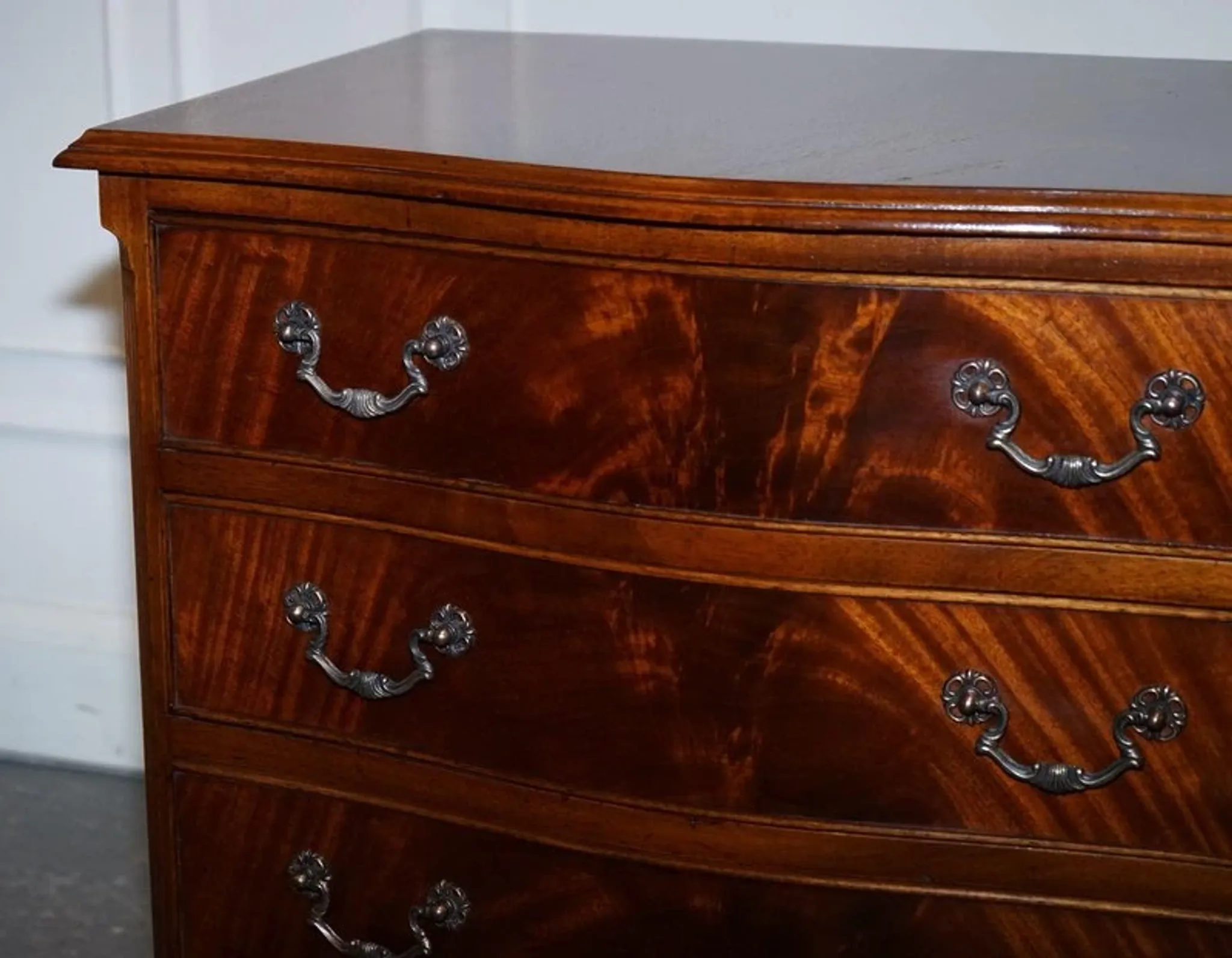 Large Wooden Bedside Tables, Set of 2