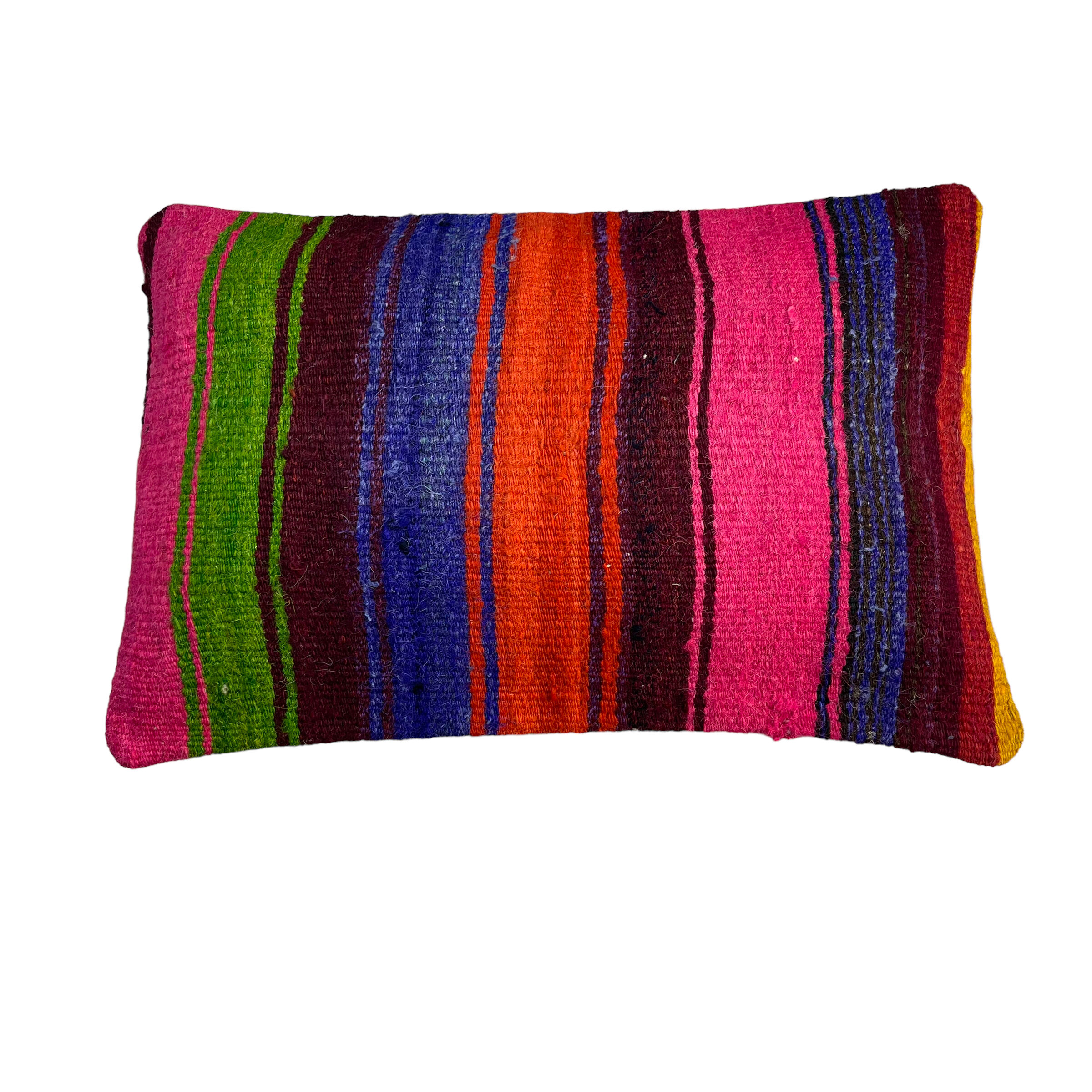 Vintage turkish kilim cushion cover 30x50cm