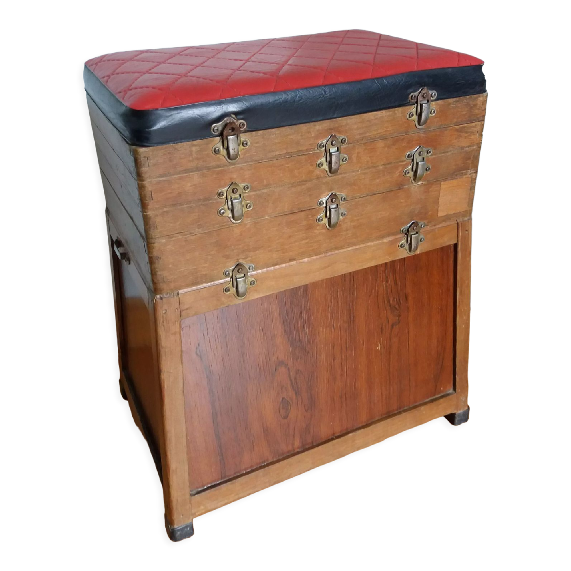 Fishing storage chest fisherman's stool
