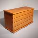 Italian architectural chest of drawers in ash