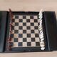 Chess game of the years with black lacquer and ivory board