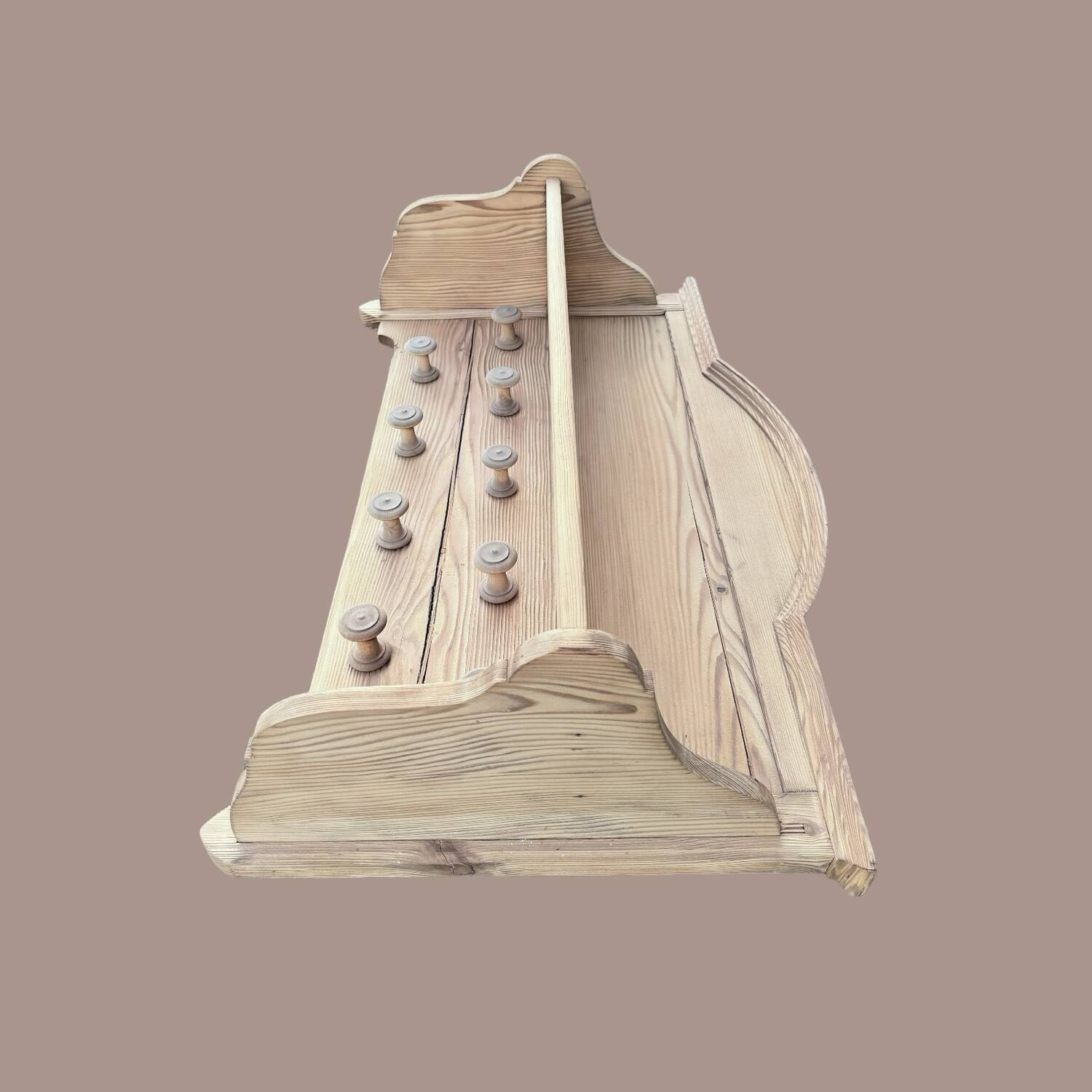 Large Art Deco cloakroom / wall coat rack