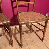 Paire de chaises art nouveau