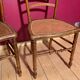 Paire de chaises art nouveau