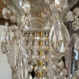Bohemian crystal hot air balloon chandelier