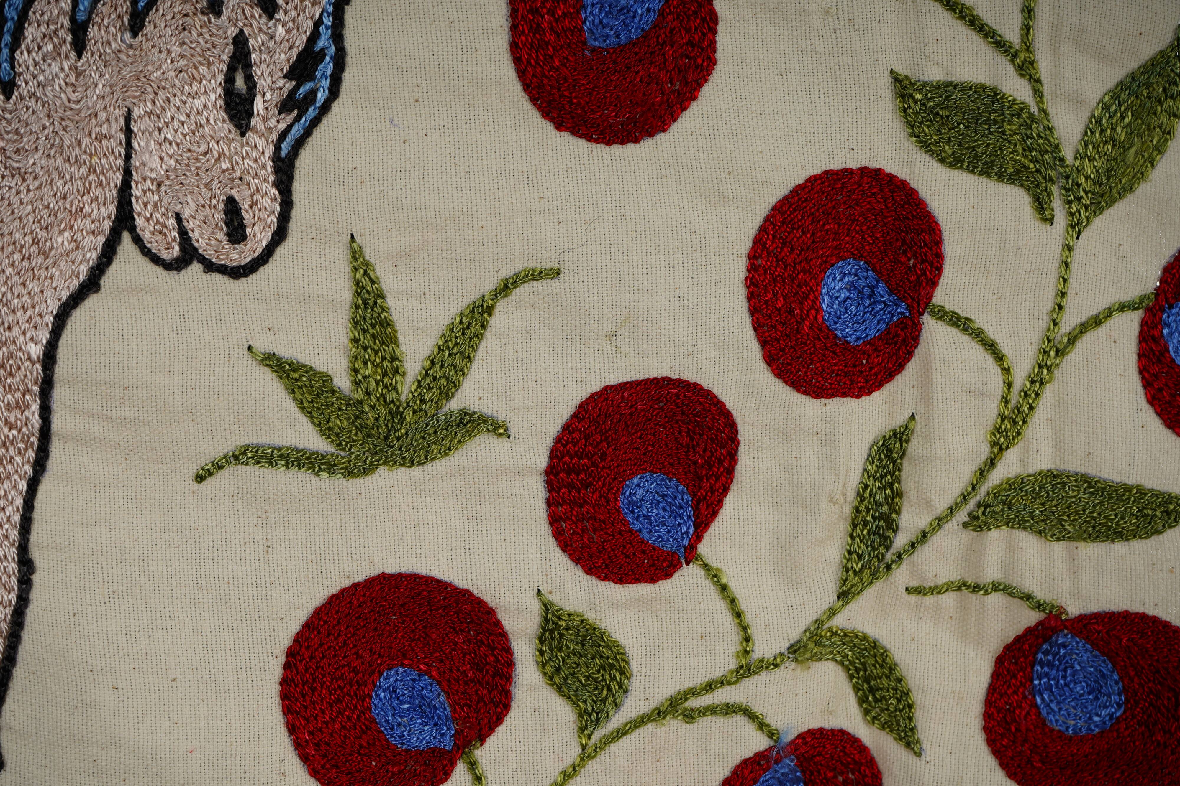 Vintage Turkish rug, hand-knotted, 50x92cm.