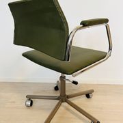 Vintage Fern Grey Office Arm Chair from Kovona Model K-380 from Czech 1970’s