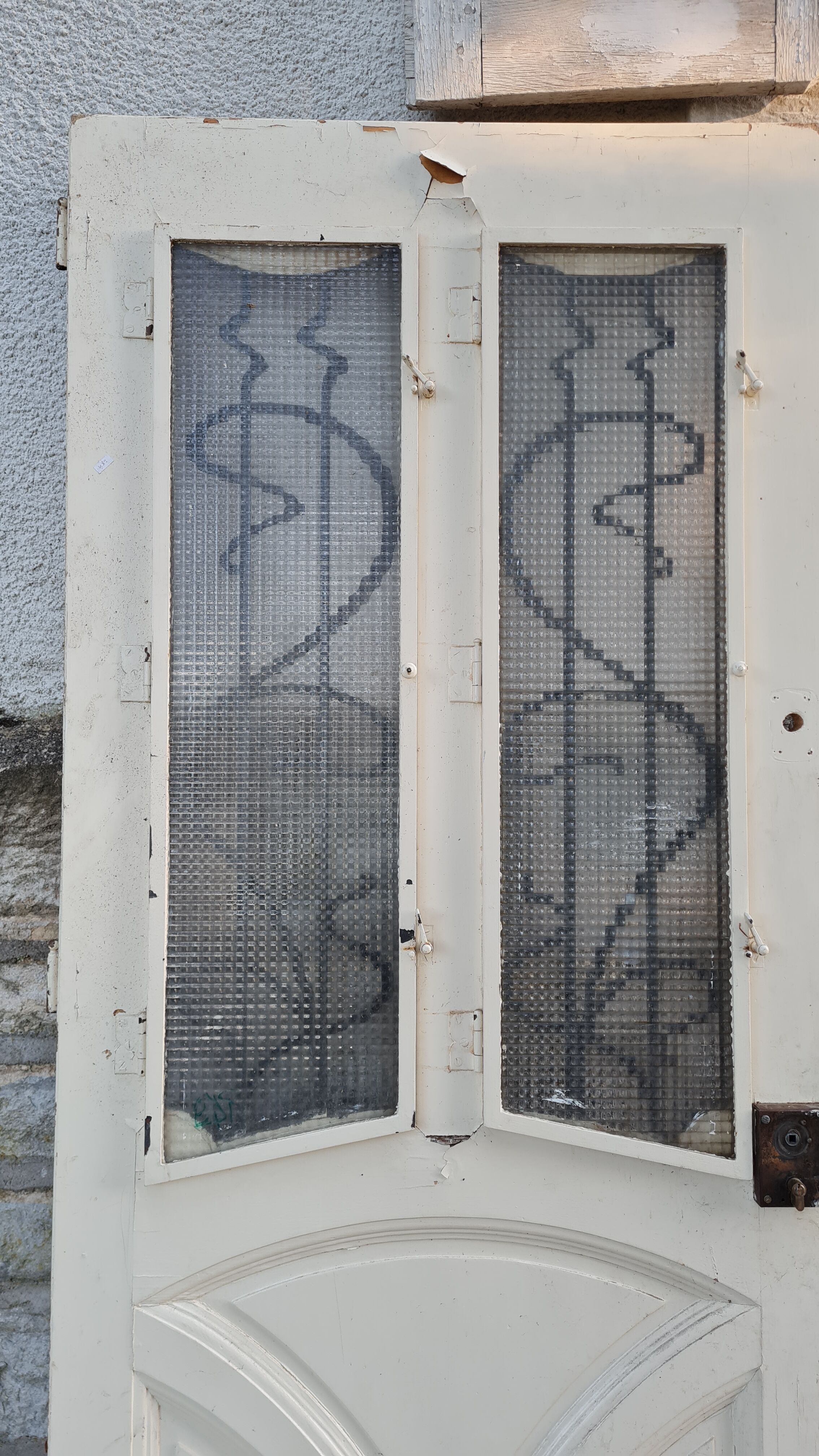 Porte d'entrée époque Art nouveau