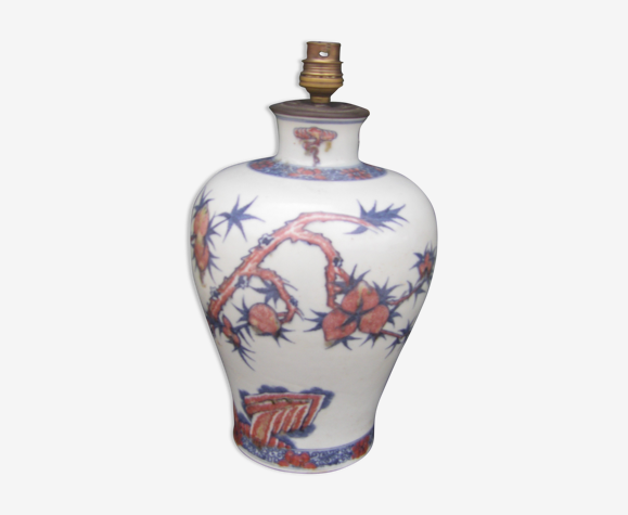 Pied de lampe en porcelaine de Chine