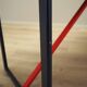Acacia desk, Italian design, 1980s, production: Italy