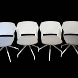 Set of four armchairs from the Clop Diemme brand