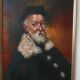 Painting Portrait Woman Signed P. CAPUTO