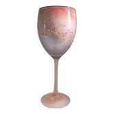 Verre décoré de l'artiste Jean Noël Bouillet