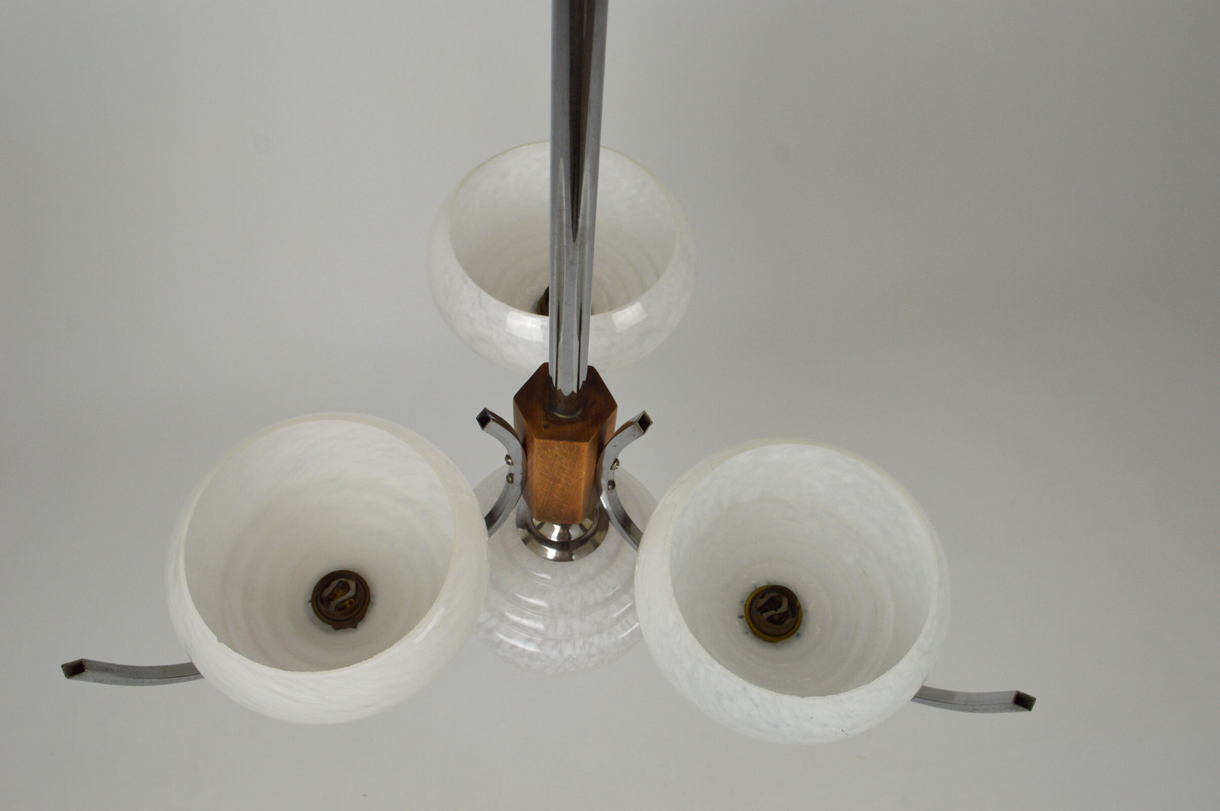 Art deco modernist chandelier, 1940