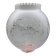 Tulipe globe verre gravé lampe suspension lustre applique