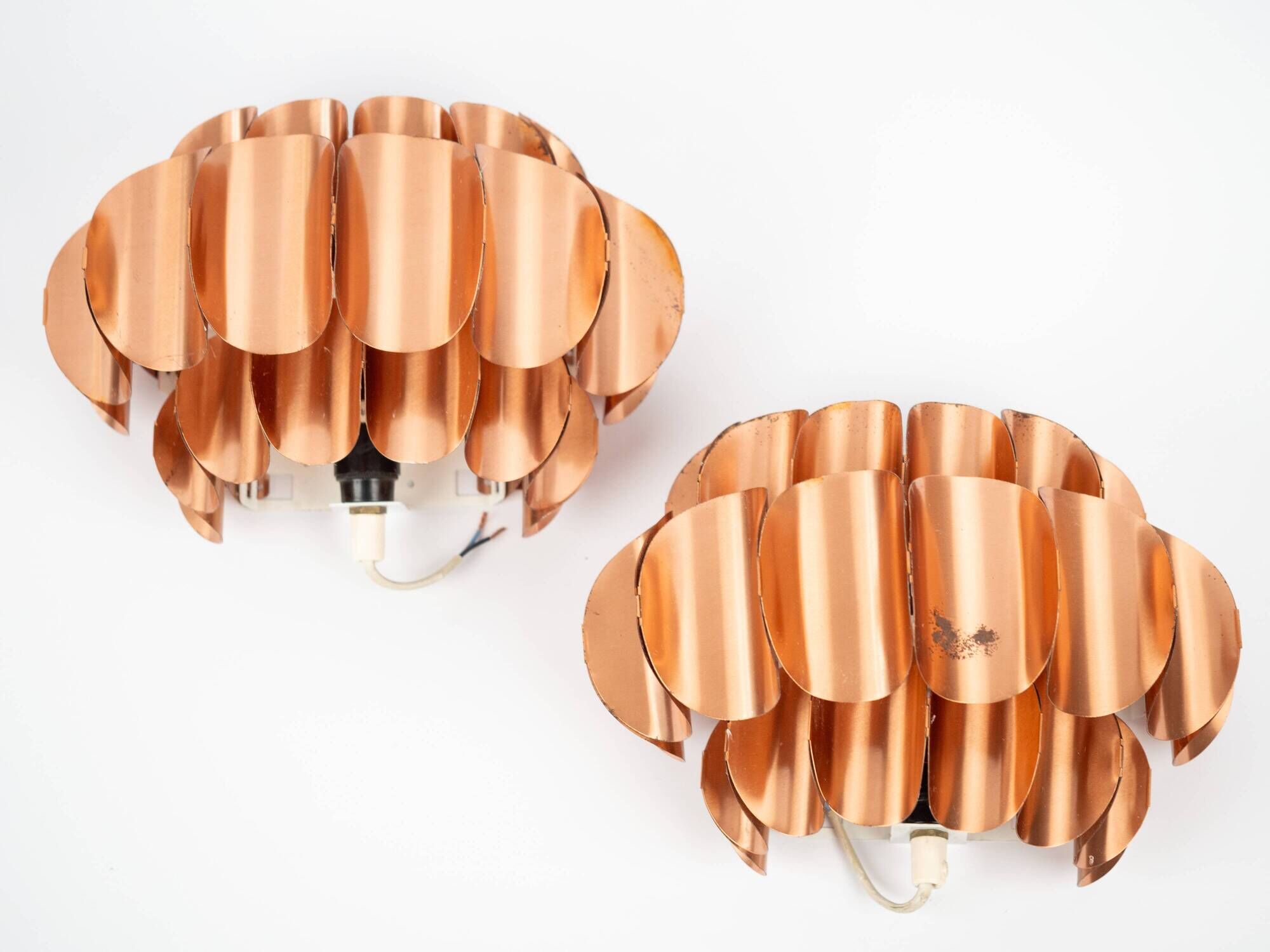 Paire d'appliques vintage de Thorsten Orrling, Hans-Agne Jakobsson, 1960