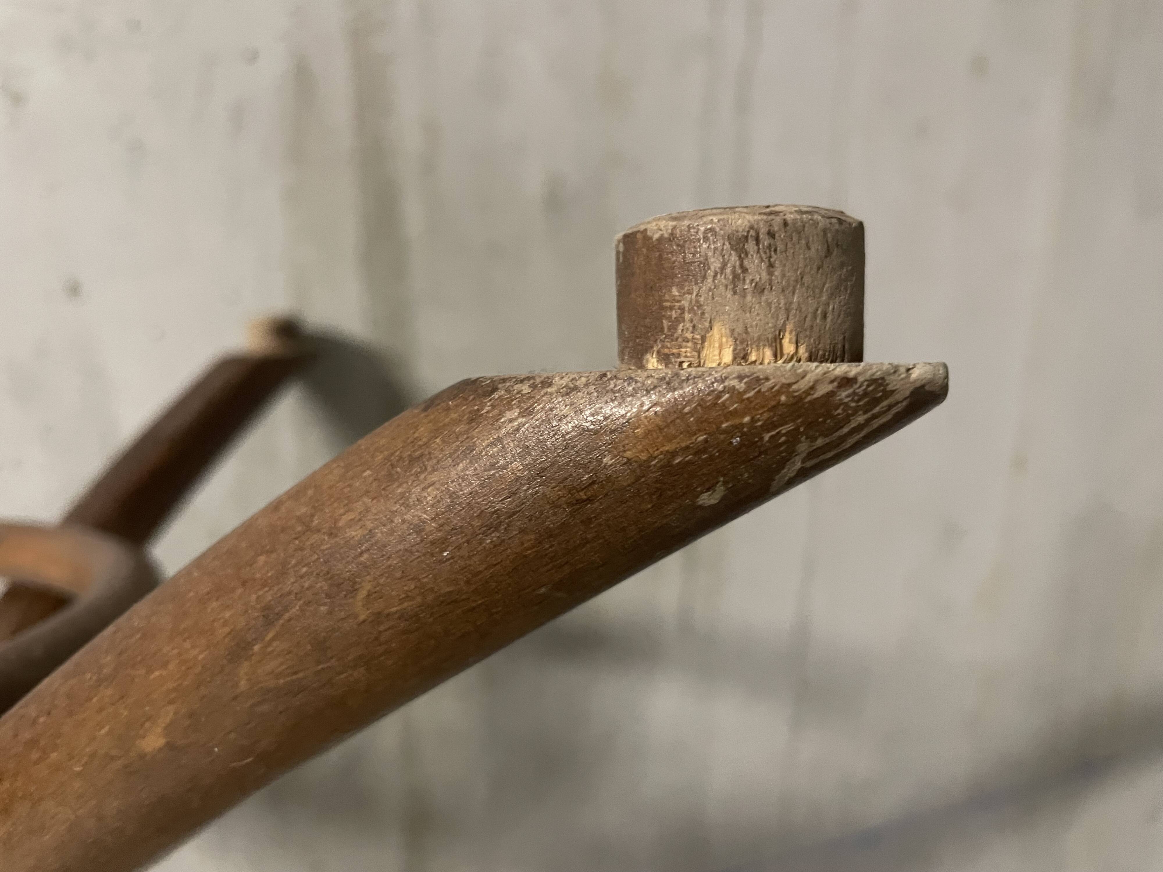 Portemanteau perroquet années 60