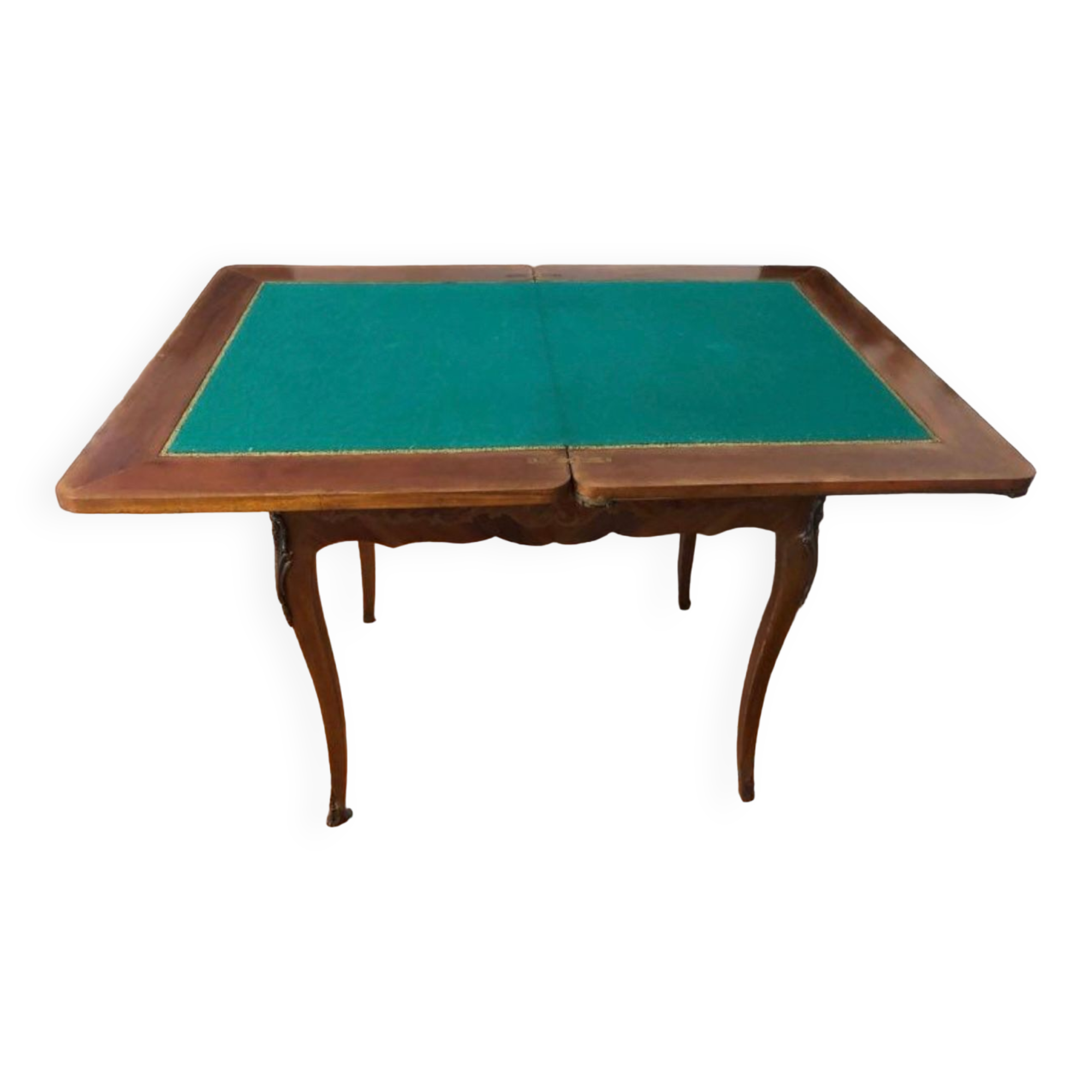 Antique marquetry game table