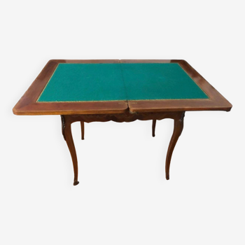 Old marquetry game table