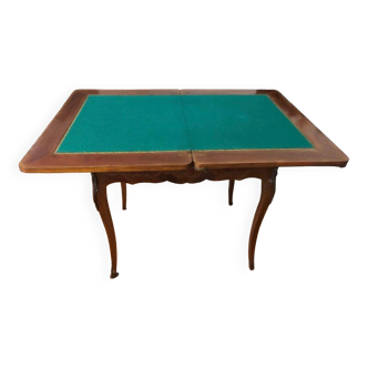 Old marquetry game table