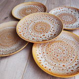 5 dinner plates Niderville sandstone