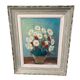 Beautiful painting bouquet of marquetry E Tosselo