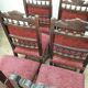 Series of 6 reupholstered Renaissance style chairs