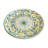Plate, dish Falcone Cartagirone Italy lemon patterns