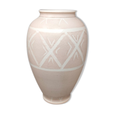 1960s Pink Vase in Ceramic by Deruta